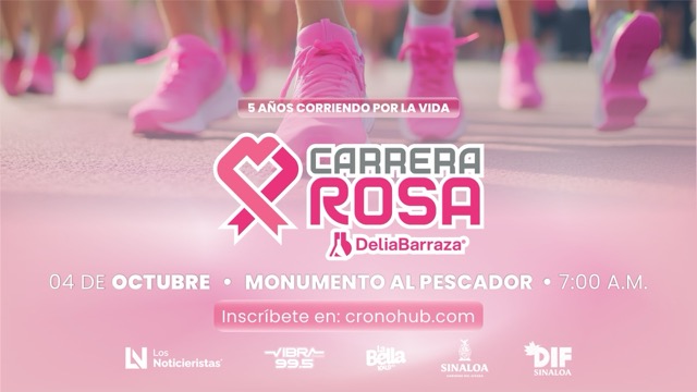 Carrera Rosa - Delia Barraza Mazatlán 2026